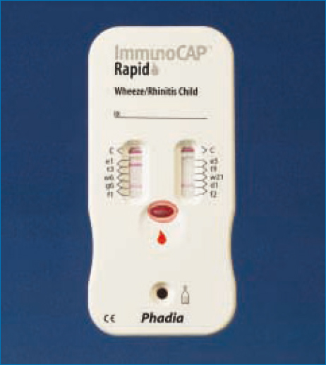 Figura 1. Dispositivo para realizar ImmunoCap® Rapid